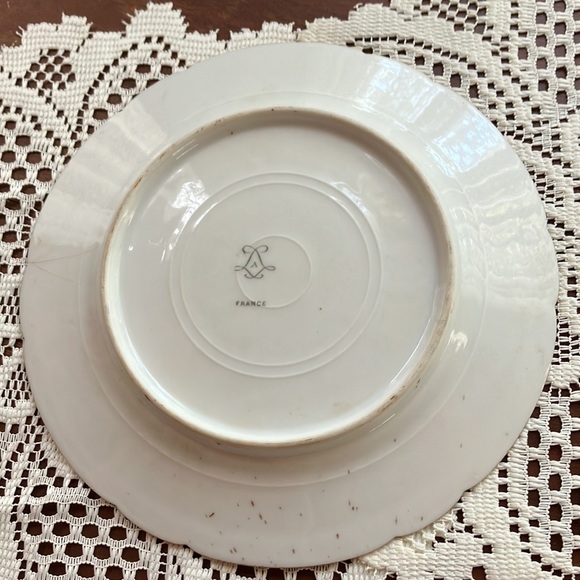 Antique Vintage Set/2 Plates - "Sevres" Portrait Plates - Picture 11 of 16